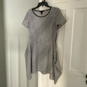 Black and white dress